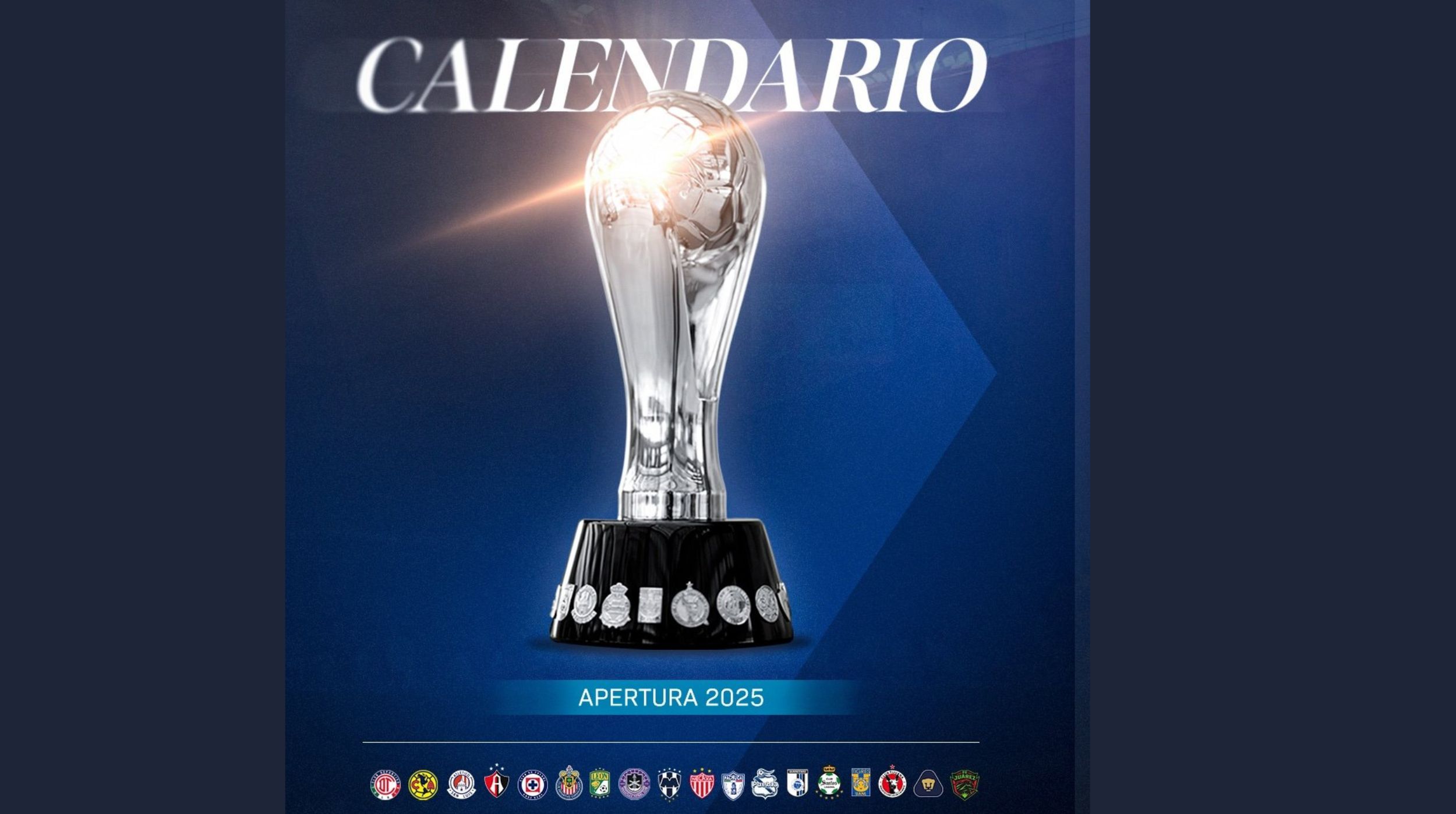 Así es el Calendario del Apertura 2025 de la Liga MX; aquí todos los